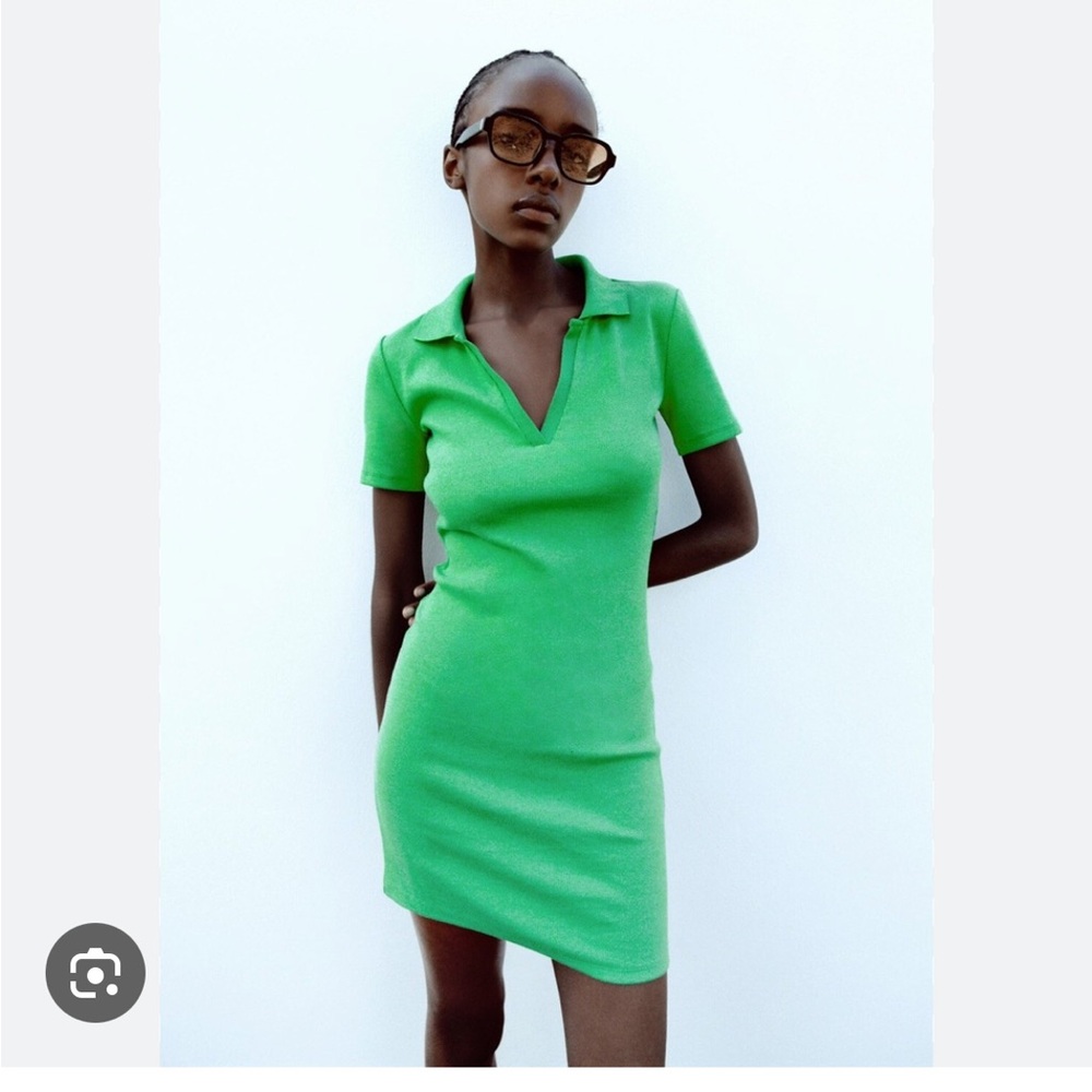 Zara Green Mini Dress